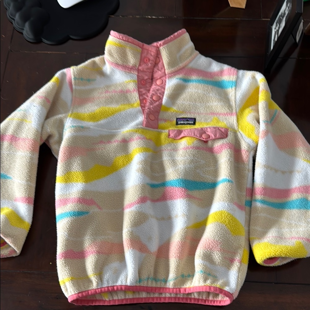 COPY - PATAGONIA fleece Pullover size small (7-8)